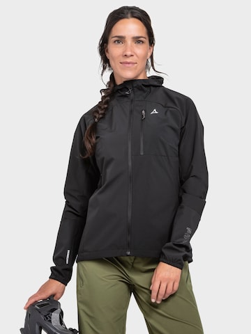 Veste outdoor Schöffel en noir : devant