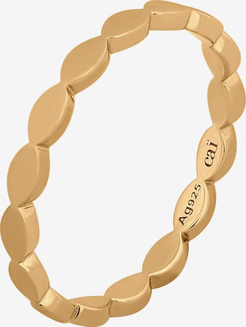 caï Ring in Gold: Vorderseite