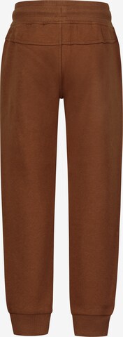SALT AND PEPPER Tapered Pants in Brown