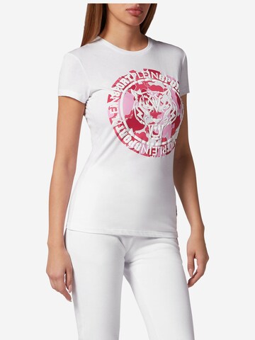 Plein Sport Shirt 'Carbon Tiger' in White