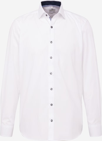 Chemise business 'Level 5' OLYMP en blanc : devant