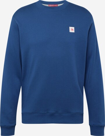 SCOTCH & SODA Sweatshirt in Blauw: voorkant