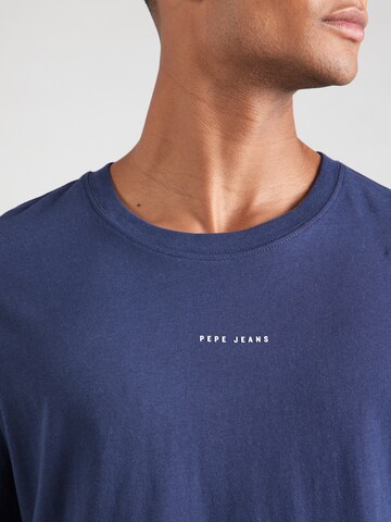 mėlyna Pepe Jeans Marškinėliai