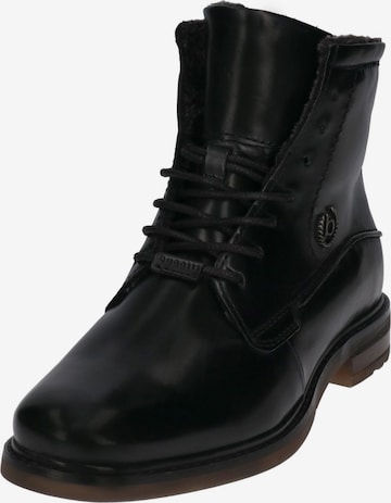 bugatti Lace-Up Boots 'Marcello' in Black: front