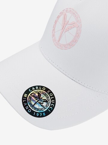 Casquette 'DaCampo' Carlo Colucci en blanc