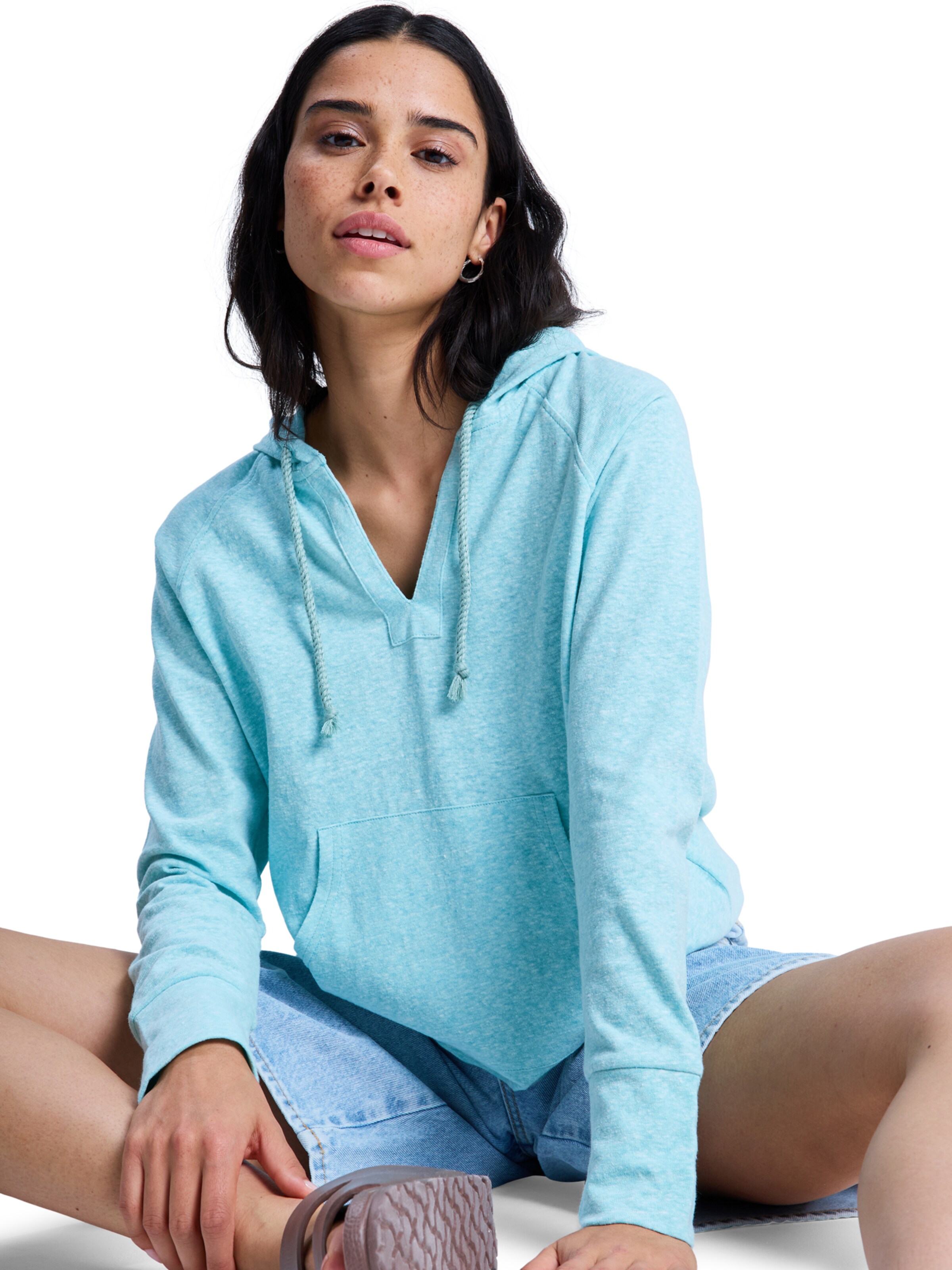 ROXY Sweatshirt 'Destination Surf' in Blau: Vorderseite