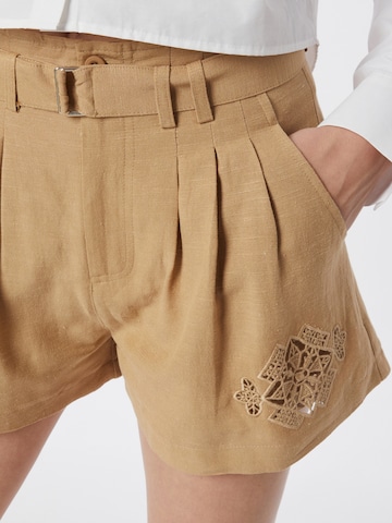 regular Pantaloni con pieghe di Ipekyol in beige