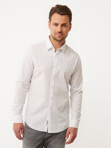 MEXX Regular fit Button Up Shirt 'BOB' in White: front