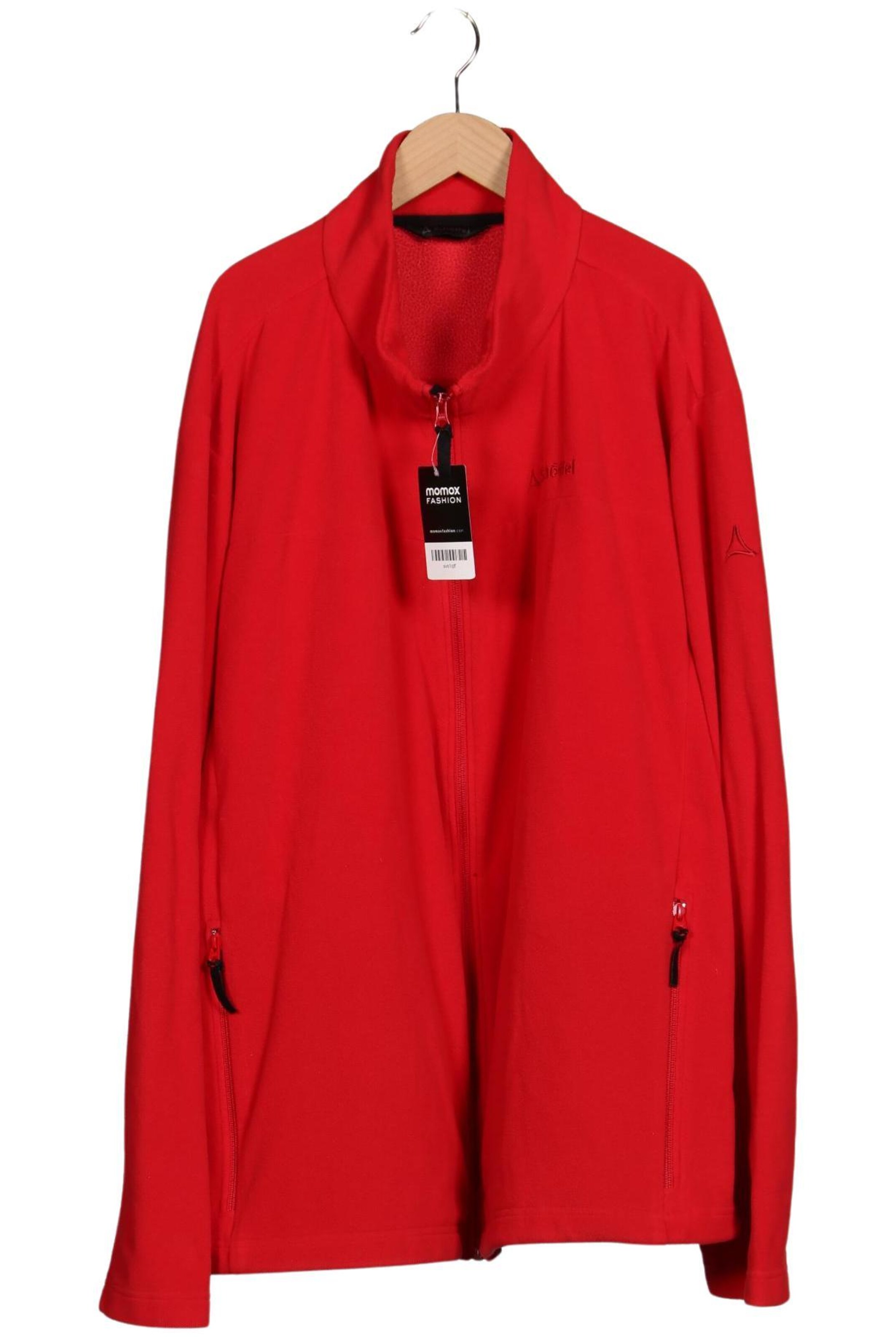 Schöffel Sweatshirt & Zip-Up Hoodie in 4XL in Red: front