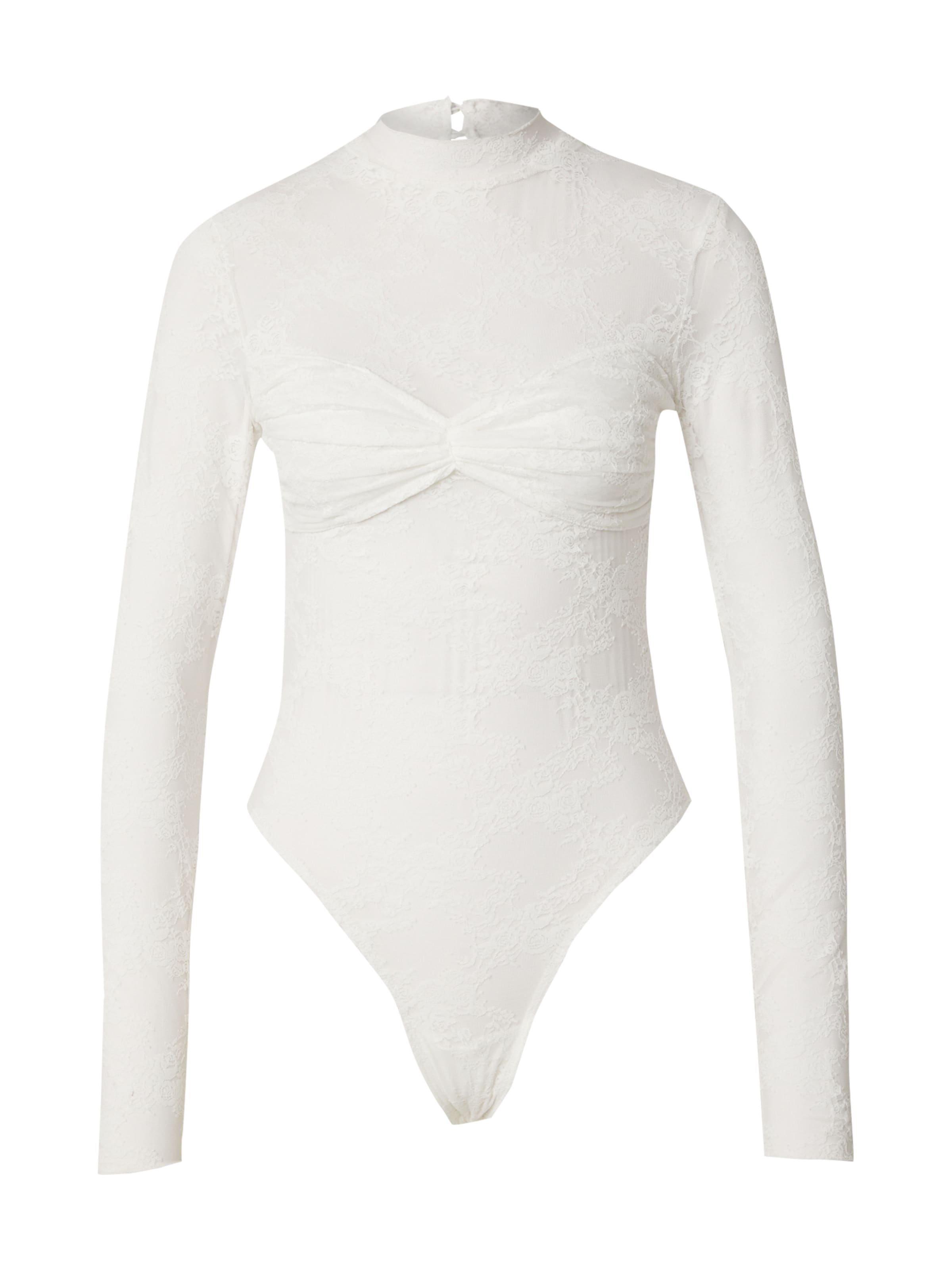 Tricou body Fleur by Kaviar Gauche pe alb, Vizualizare produs