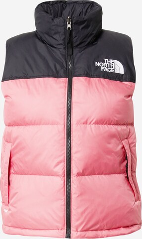 THE NORTH FACE Bodywarmer '1996 RETRO NUPTSE' in Roze: voorkant