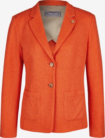 White Label Blazer in Orange: front