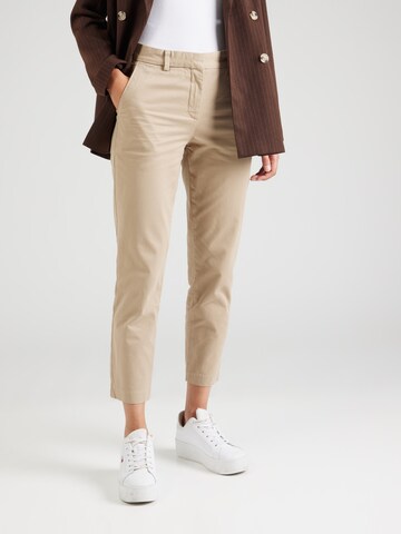 TOMMY HILFIGER Slimfit Hose in Beige: Vorderseite