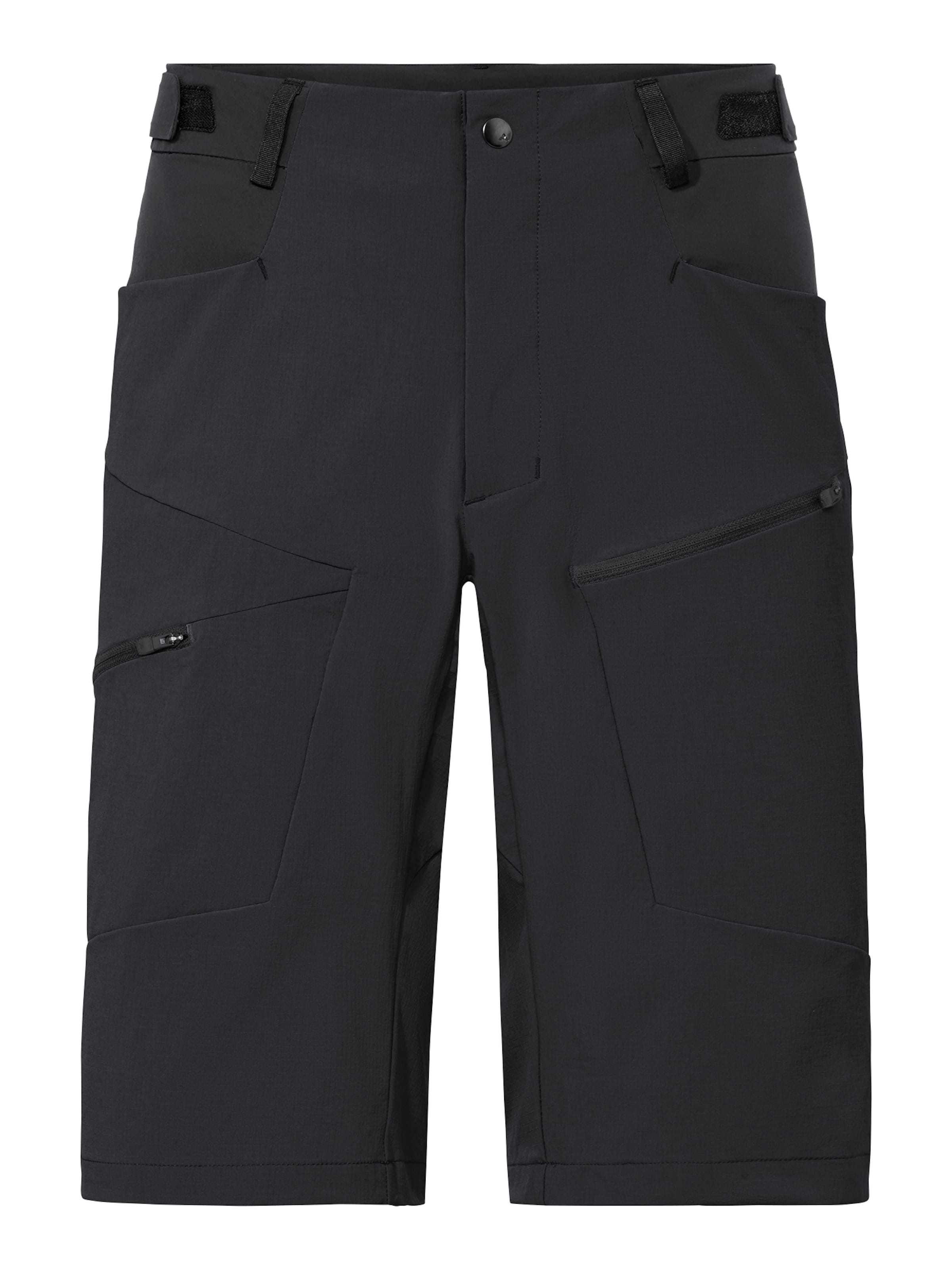 VAUDE Regular Outdoor trousers 'Tekoa IV' in Black: front