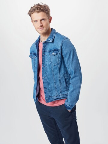 TOM TAILOR Tussenjas in Blauw: voorkant