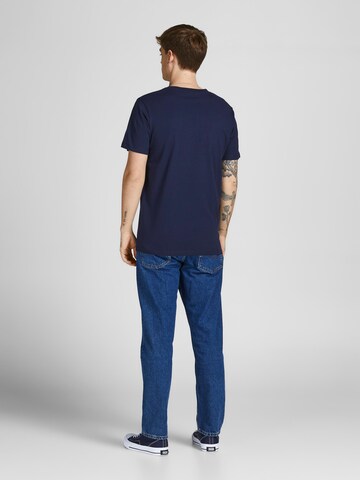 JACK & JONES T-Shirt 'Tons Upscale' in Blau