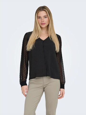 ONLY Blúz 'ONLRHODES METTE' - fekete