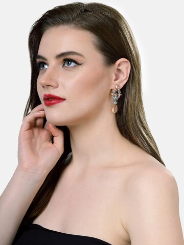AVANT-GARDE PARIS Earrings 'Fridata' in Beige
