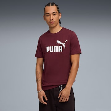 T-Shirt fonctionnel 'Ess No. 1' PUMA en rouge