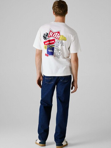T-Shirt Red Bull Racing x Pepe Jeans en blanc : devant