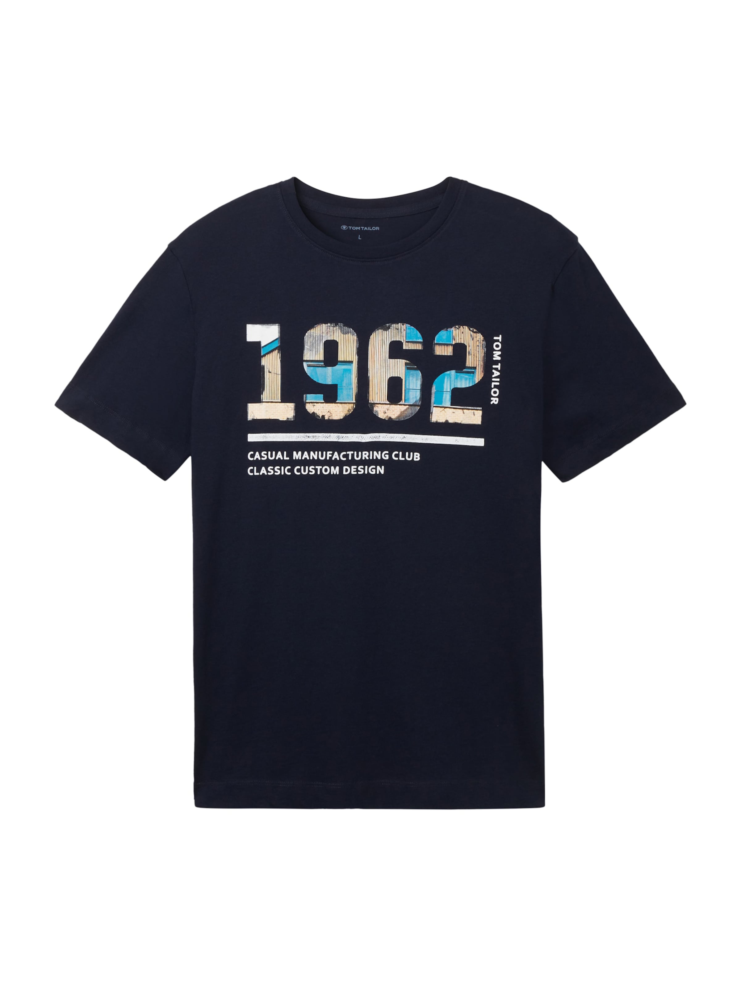 TOM TAILOR - Camiseta en azul: frente