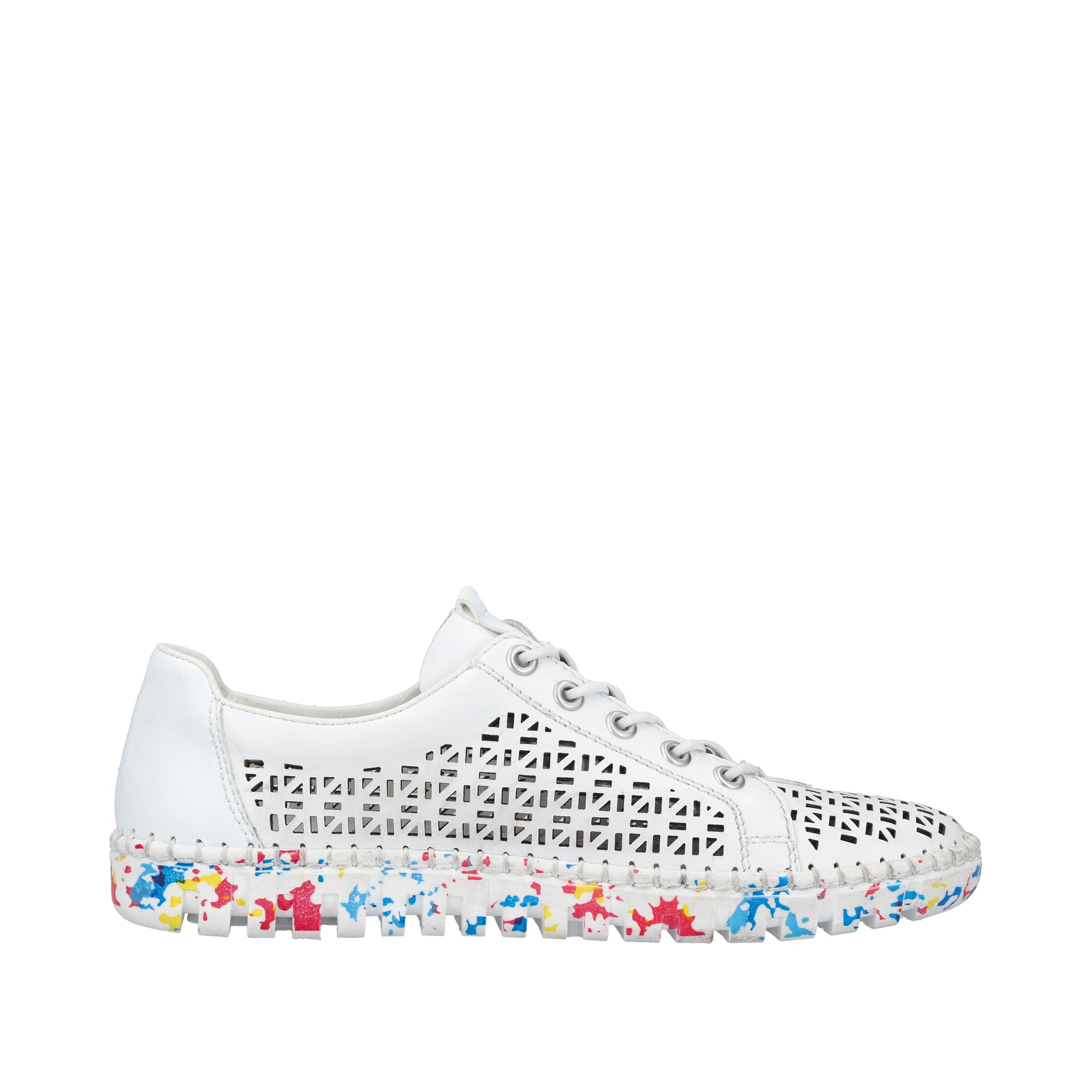 Rieker Platform trainers in White