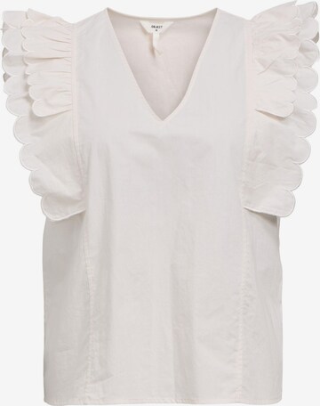 Chemisier 'OBJHope Papaya' OBJECT en blanc : devant