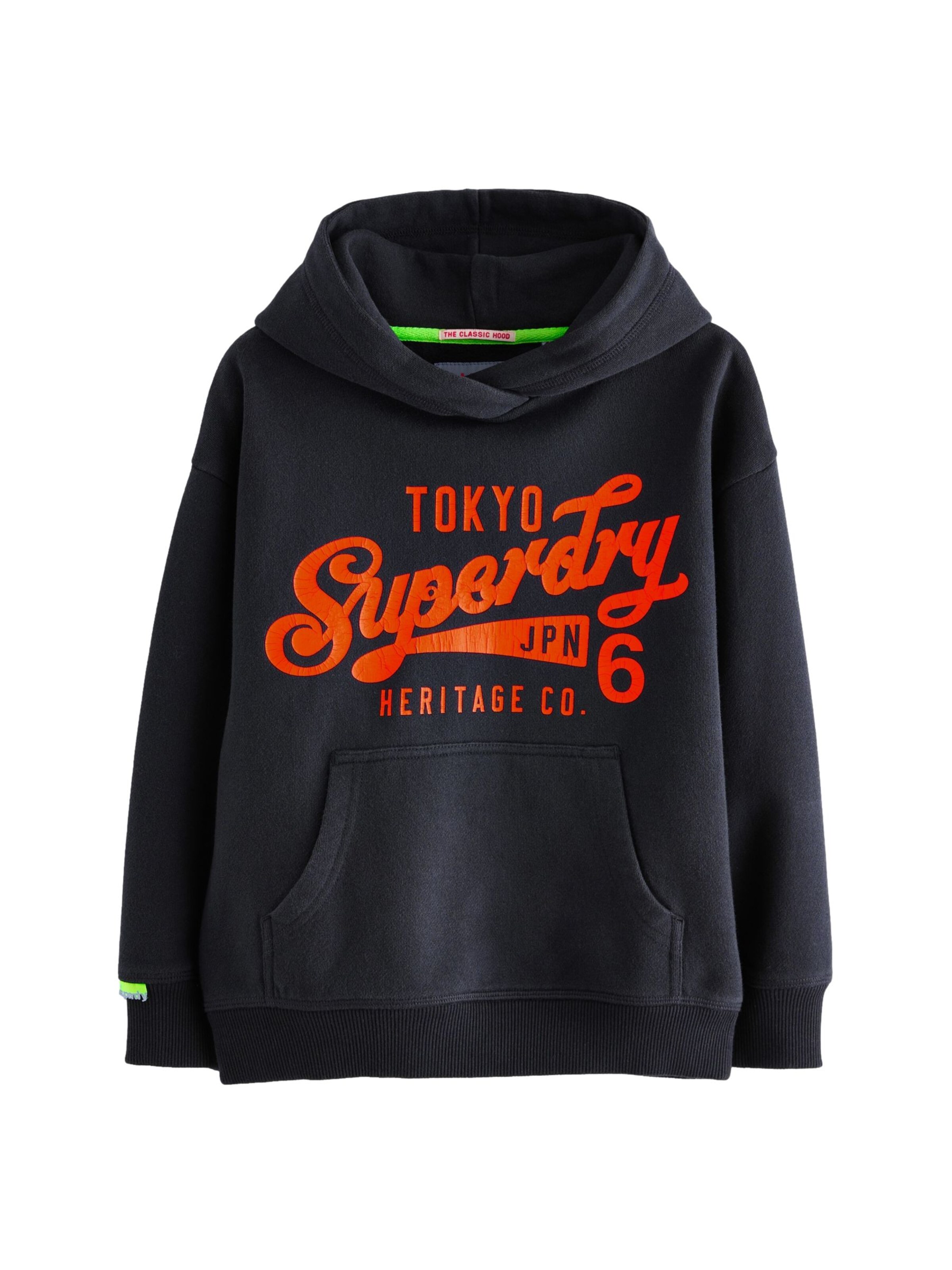Superdry Mikina – modrá: přední strana