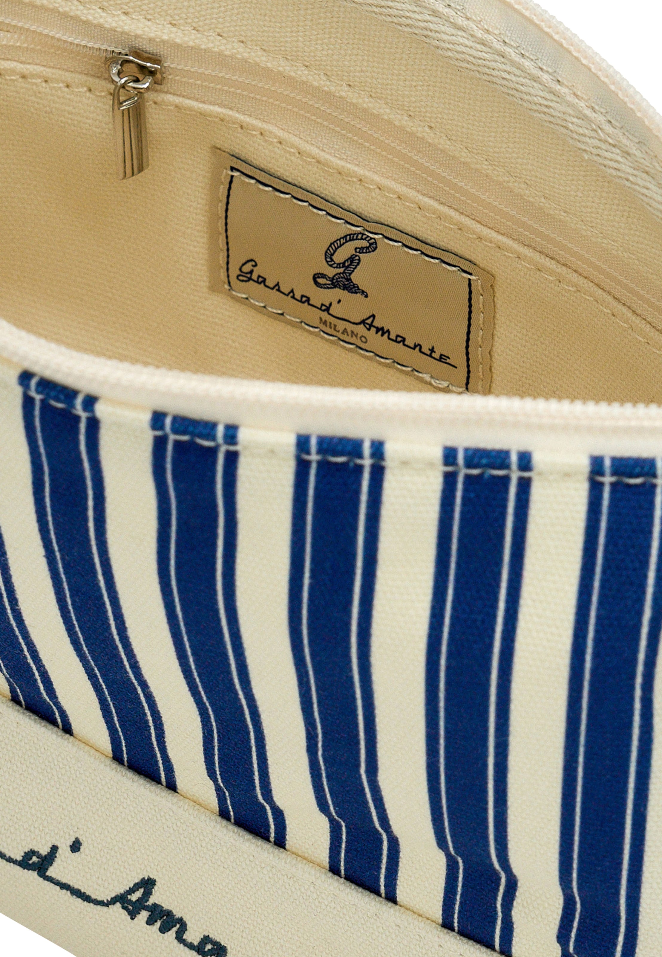 Gassa d'Amante Schoudertas 'Alassio' in Blauw