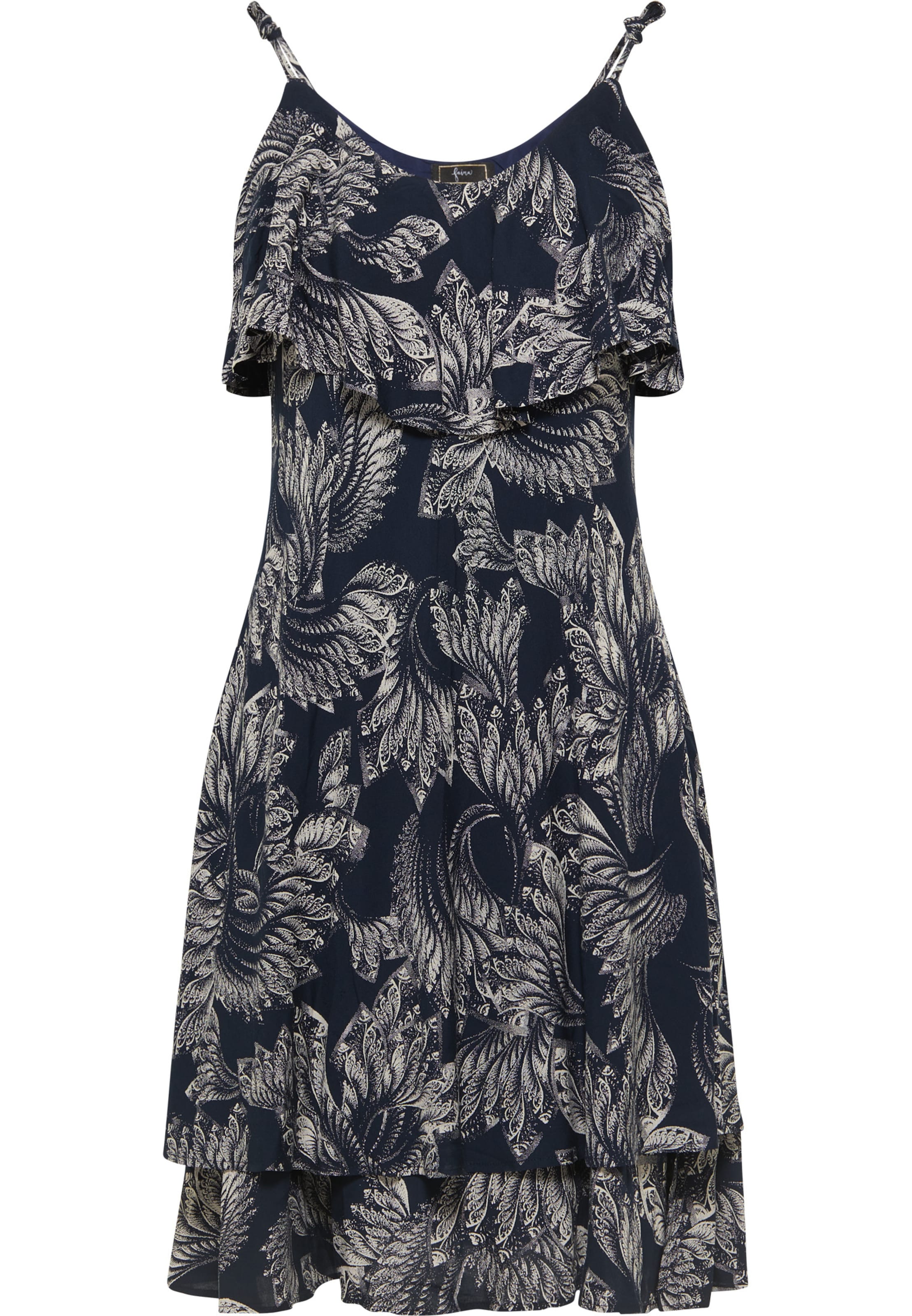 faina Καλοκαιρινό φόρεμα σε μπλε: μπροστά