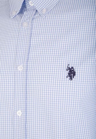 U.S. POLO ASSN. Regular fit Button Up Shirt in Blue