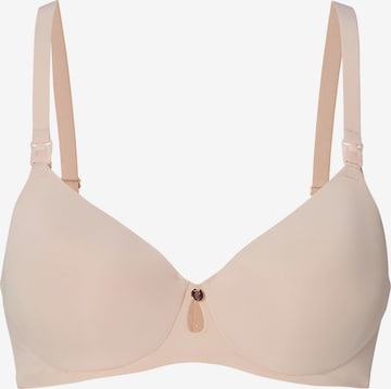 Invisible Soutien-gorge d’allaitement 'Honolulu' Noppies en beige : devant