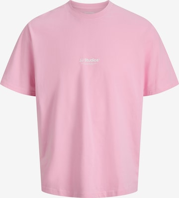 T-Shirt 'JJESoho' JACK & JONES en rose : devant