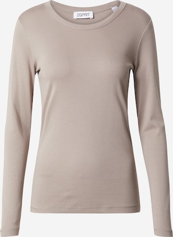ESPRIT Shirt 'Ayn' in Grau: predná strana