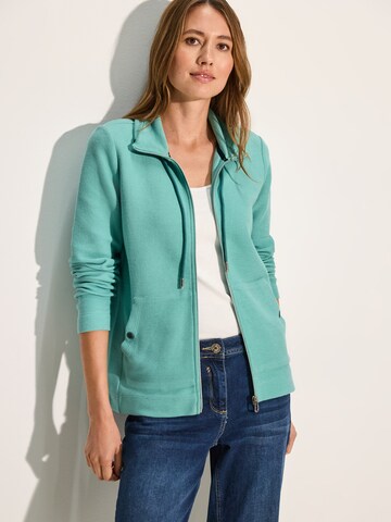 CECIL Sweatjacke in Grün