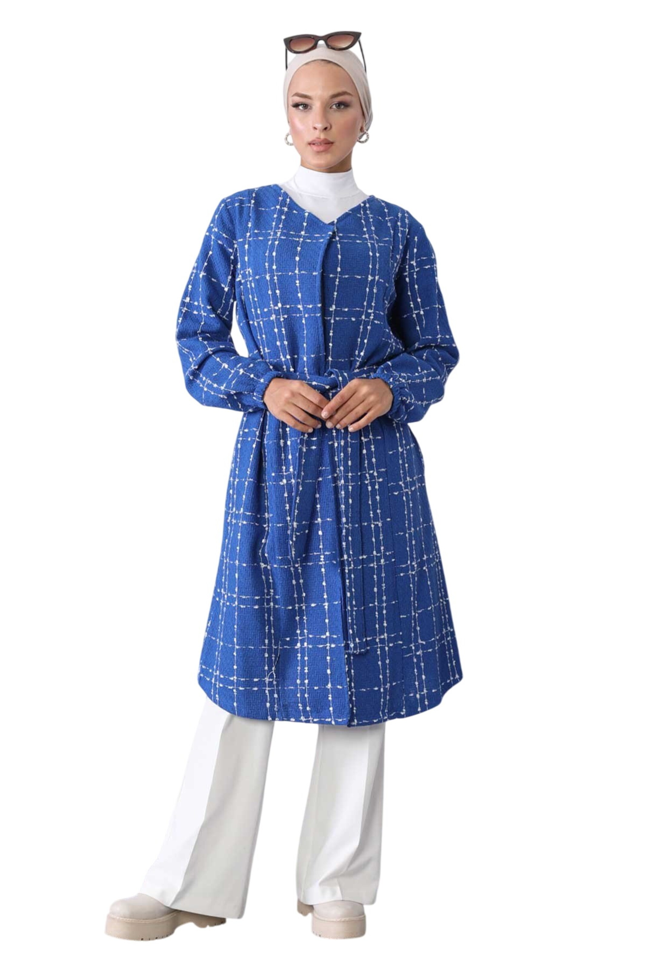 MODAMIHRAM Between-seasons coat in Blue
