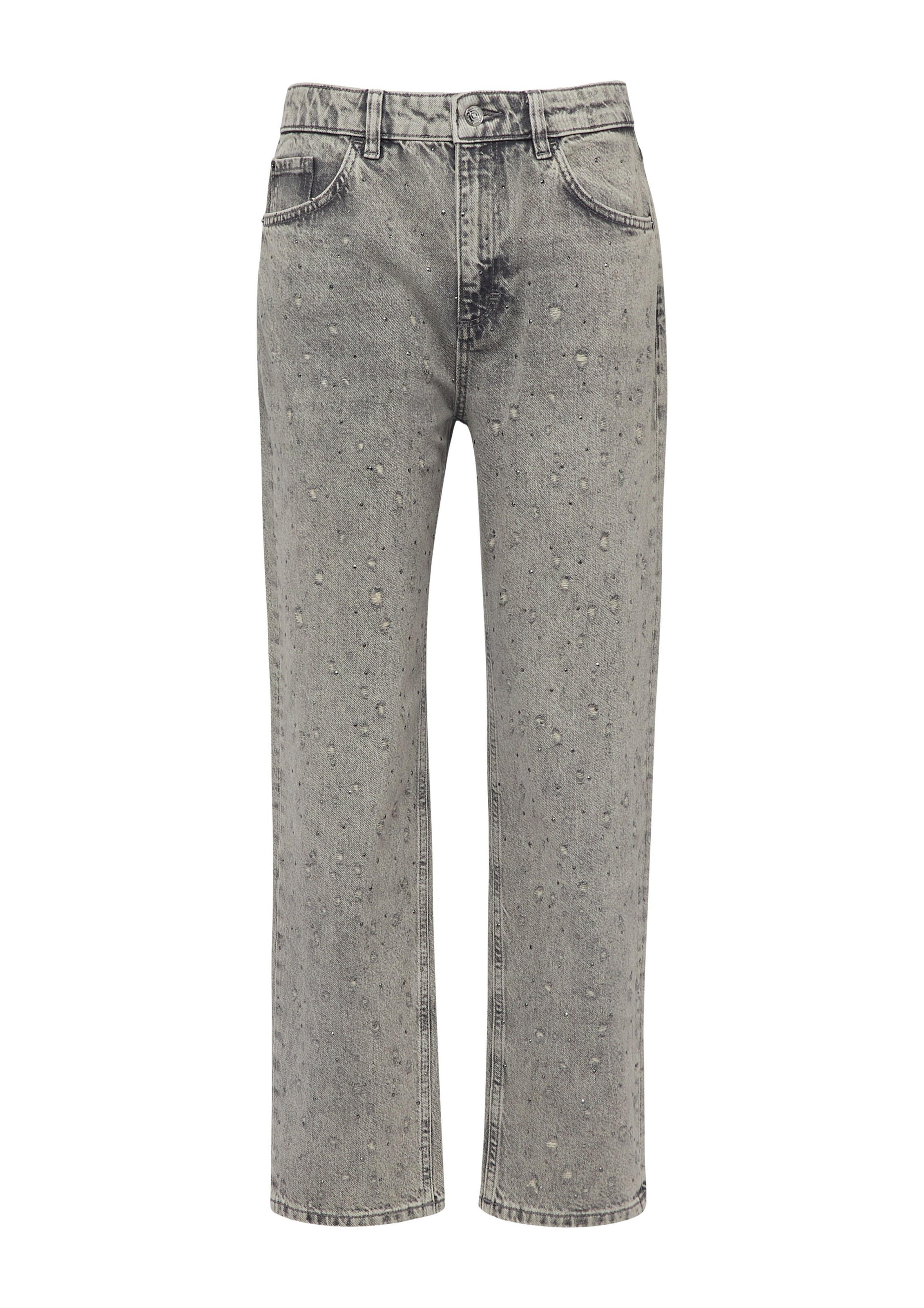 COMMA Regular Jeans in Grey: front