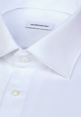 SEIDENSTICKER Slim fit Zakelijk overhemd in Wit