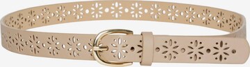 PIECES Belt 'AMINA' in White: front