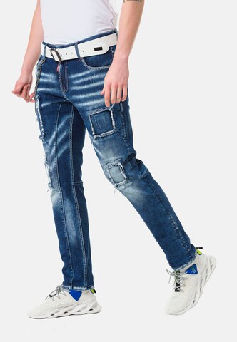 CIPO & BAXX Regular Jeanshose in Blau