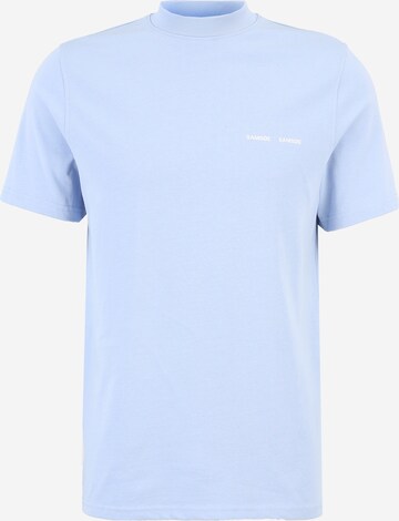 Samsøe Samsøe Regular fit T-shirt 'Norsbro' i blå: framsida