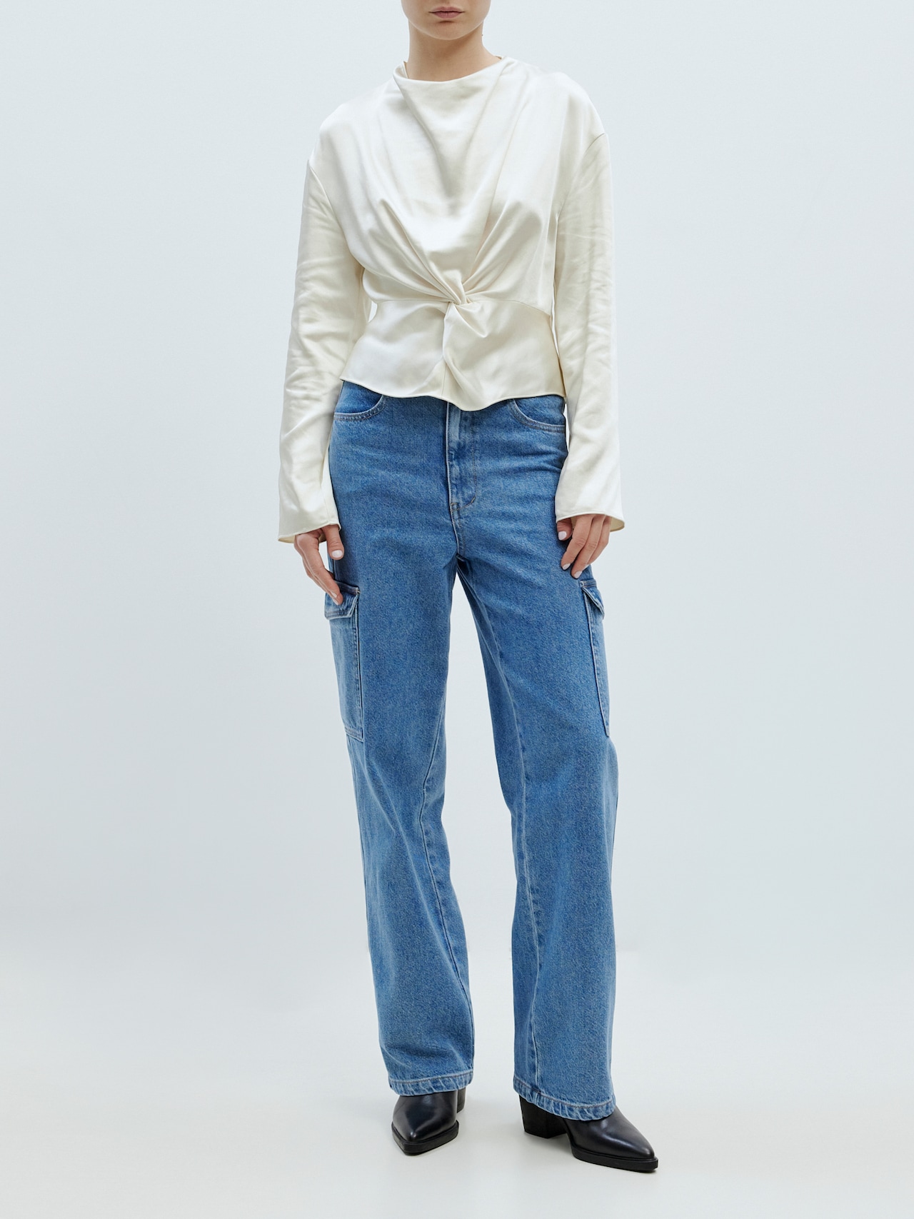 EDITED Produkte Bluse 'Tabia' weiß