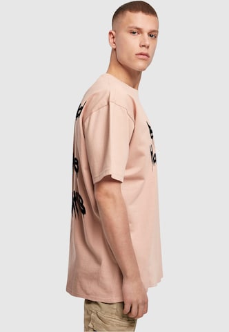Merchcode T-Shirt 'Bad Habits' in Pink