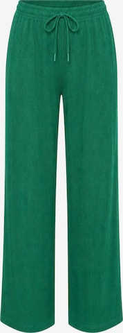 fashionshowcase Broek 'FLORYN – Palazzohose Crinkle' in Groen: voorkant