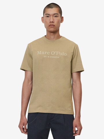 T-Shirt Marc O'Polo en marron : devant