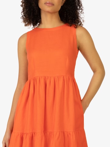 mint & miaLjetna haljina - narančasta boja: prednji dio