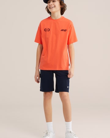 T-Shirt WE Fashion en orange