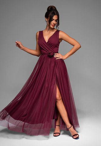 Ombre Evening dress in Red