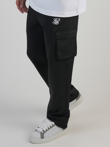Loosefit Pantalon 'Essentials Poly' SikSilk en noir