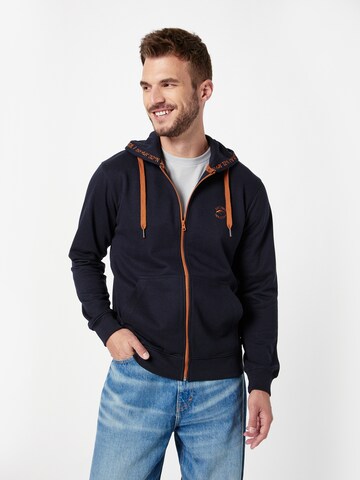 INDICODE JEANS Mikina 'Dope' – modrá: přední strana